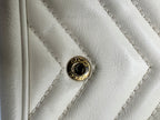 Gucci GG Marmont Super Mini Shoulder Bag Beige Matelassé Leather