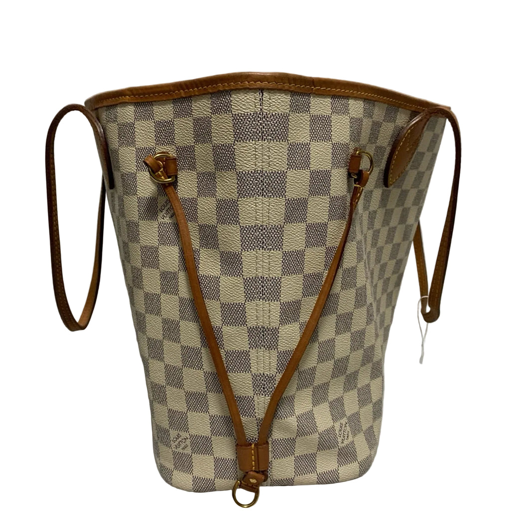 Louis Vuitton Neverfull Damier Azur MM Tote Bag