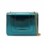 Bvlgari Serpenti Forever Bag in Green Patent Leather