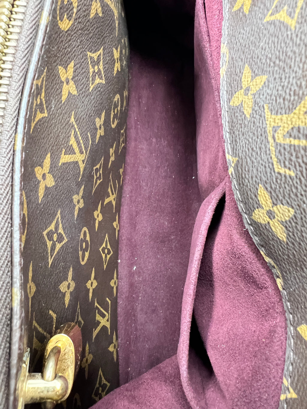 Louis Vuitton Montaigne BB Monogram Canvas Top Handle Bag