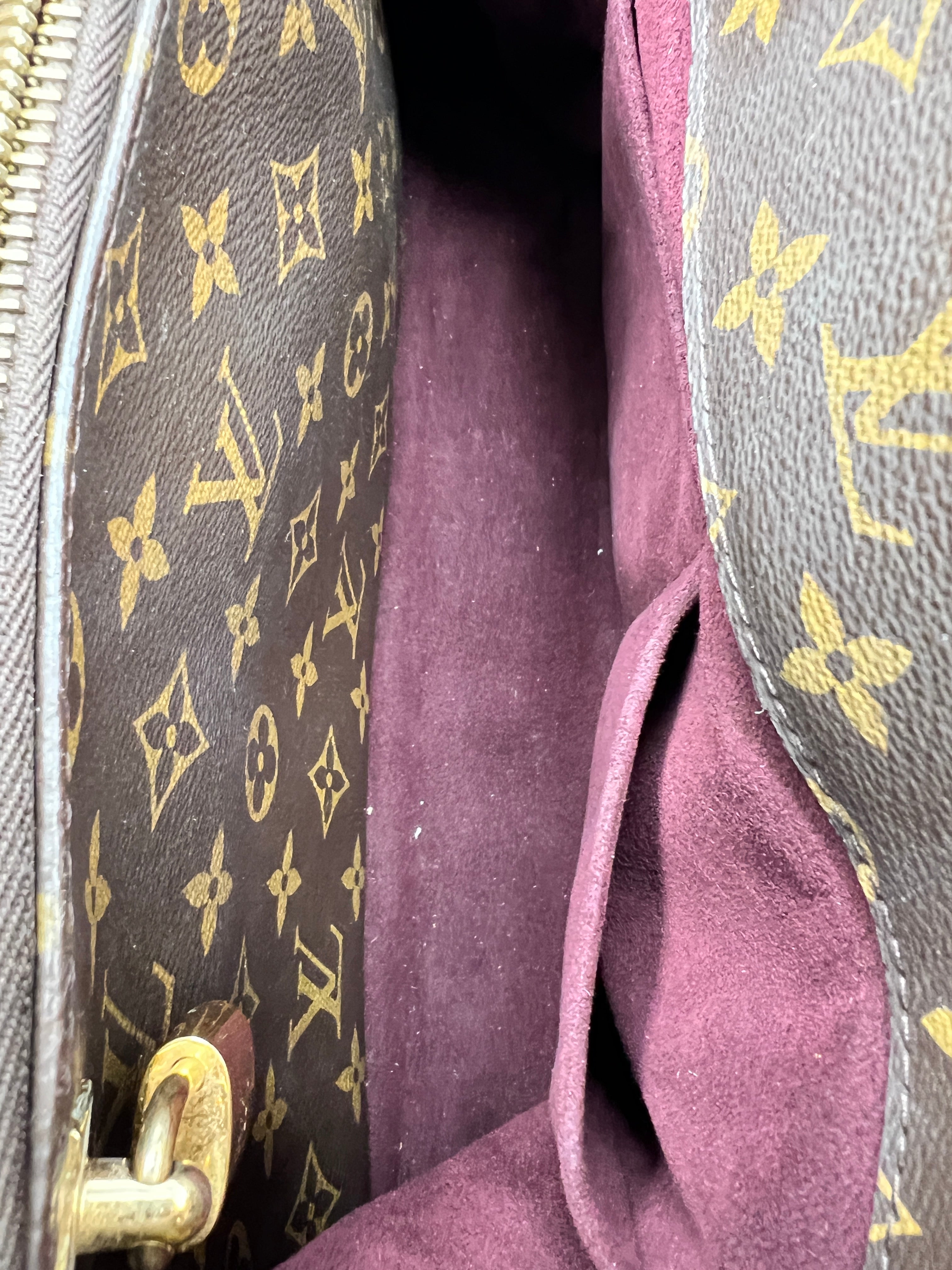 Louis Vuitton Montaigne BB Monogram Canvas Top Handle Bag