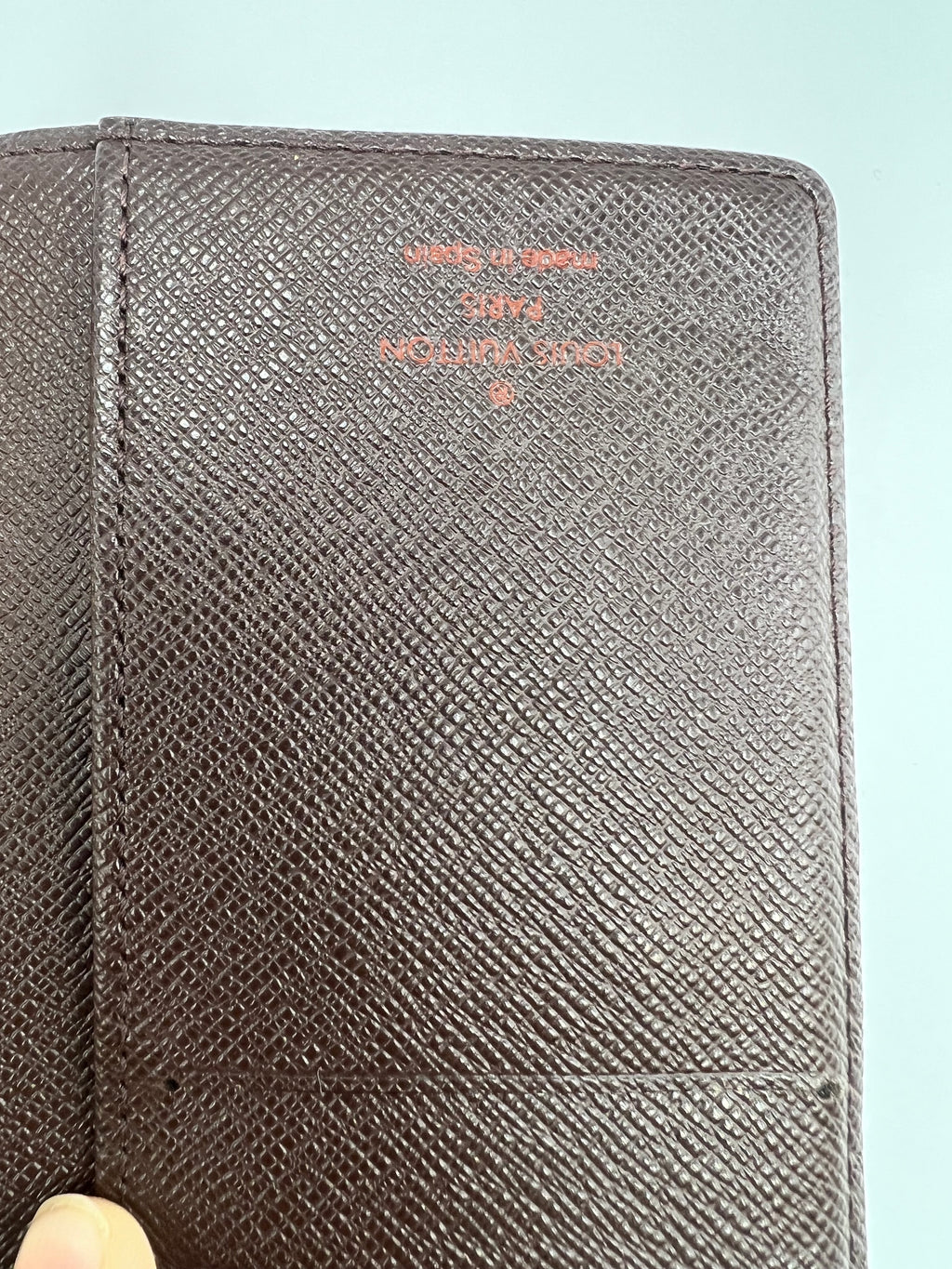 Louis Vuitton Damier Ebene Small Ring Agenda PM Cover