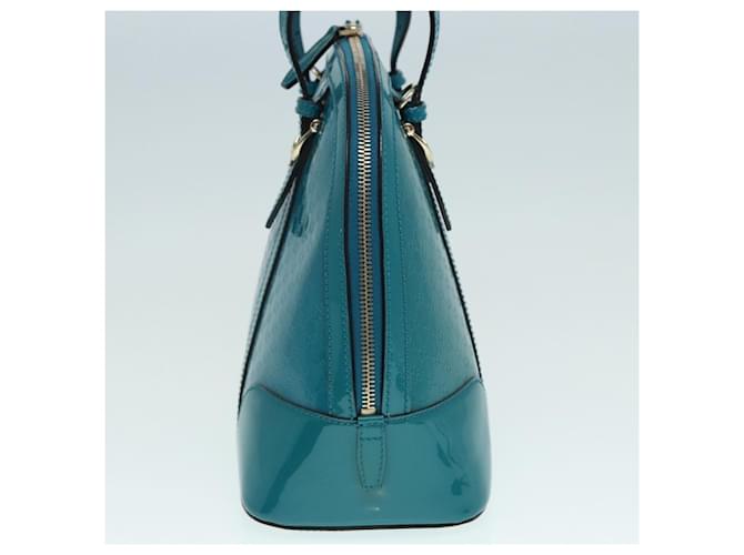 Gucci Micro Guccissima Dome Bag Blue Leather