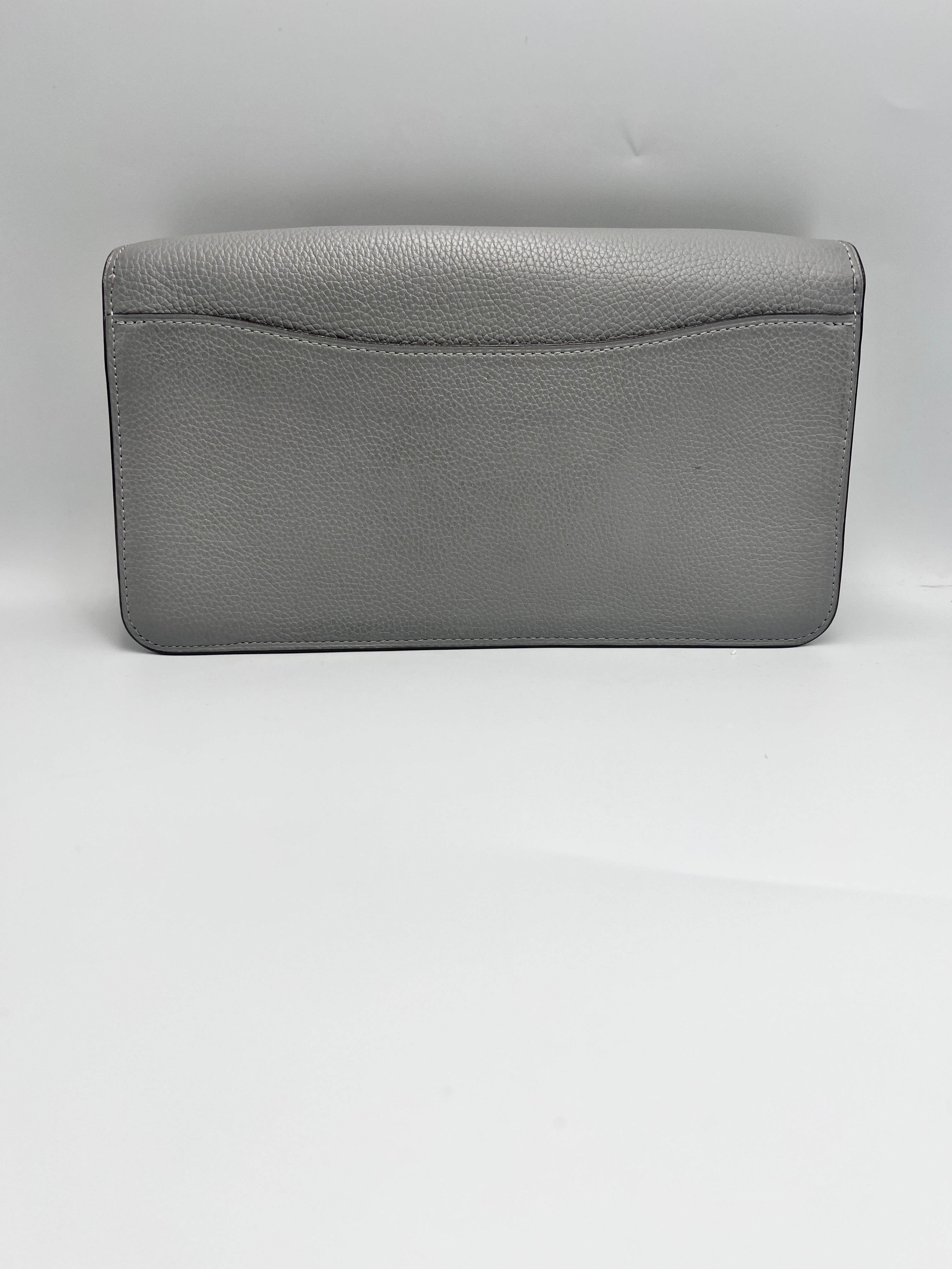Coach Tabby Shoulder Bag 26 in Grey Polished Pebble Leather