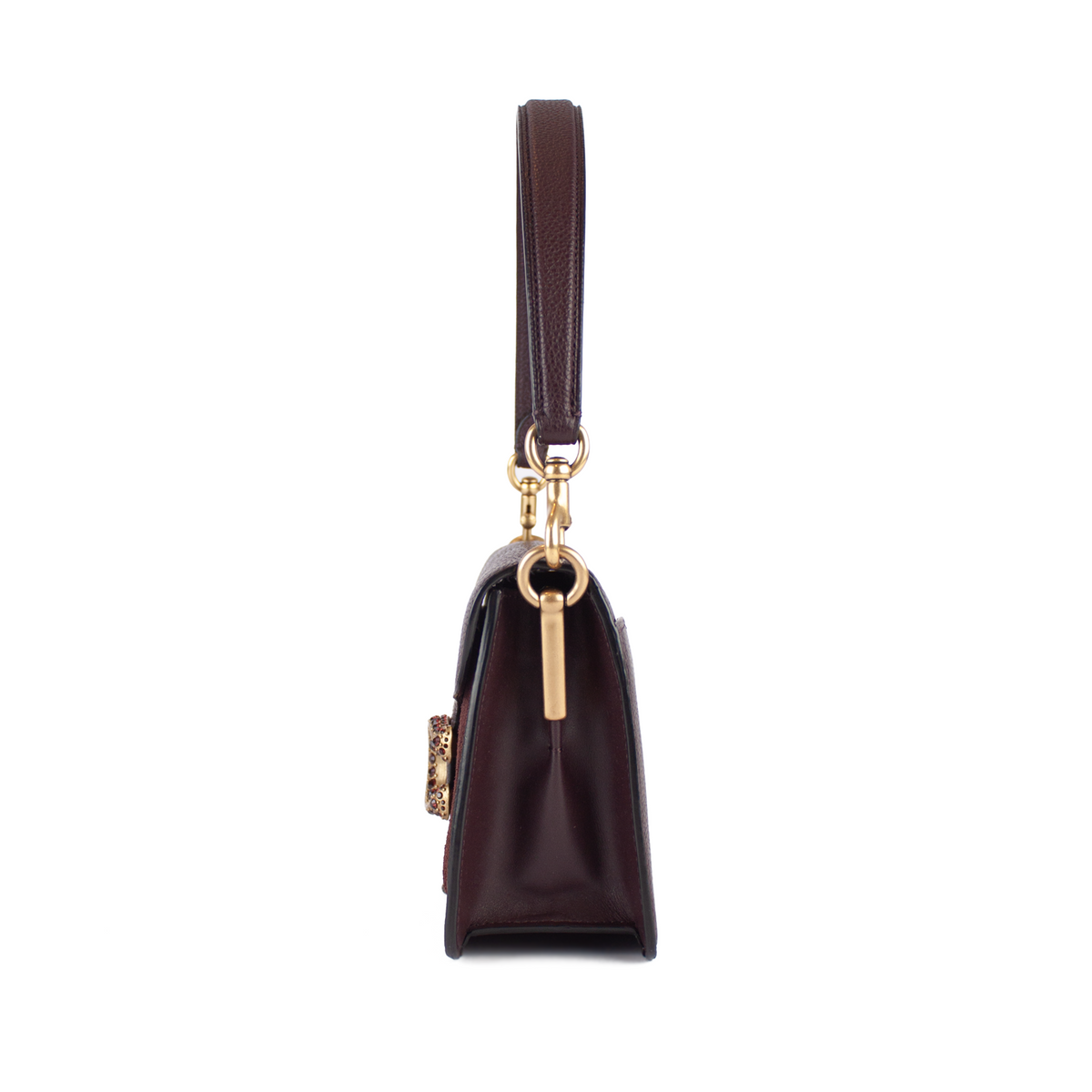 Rare Coach Tabby Shoulder Bag 26 – Burgundy Leather & Suede with Crystal 'C' Buckle