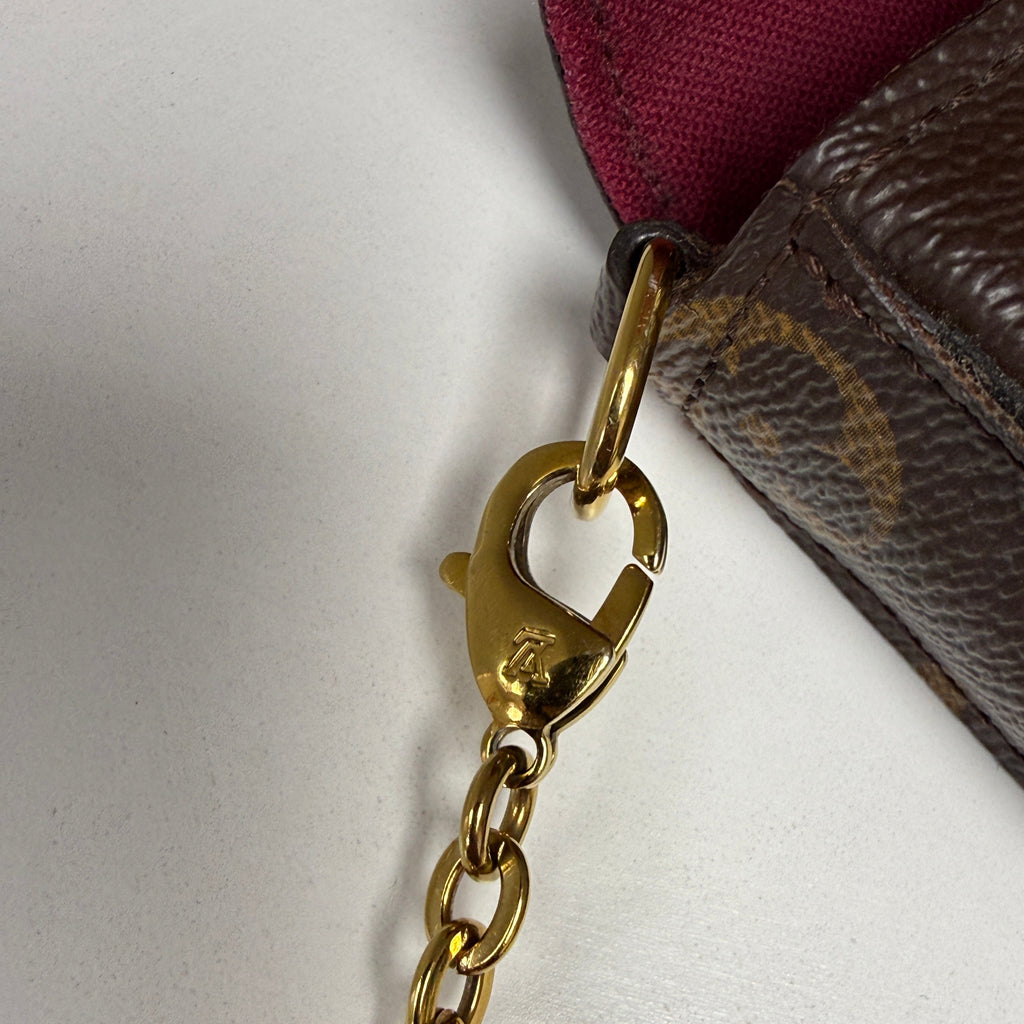 Pre-owned Louis Vuitton Félicie Pochette – 2017- Monogram Canvas –  3-in-1 Chain Wallet