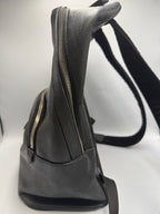 Louis Vuitton Anton Backpack in Ardoise / Noir Taiga Leather