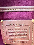 Coach Tabby Shoulder Bag 26 in Brown Polished Pebble Leather