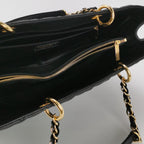 Chanel Black Caviar Leather Grand Shopping Tote-Pre-owned