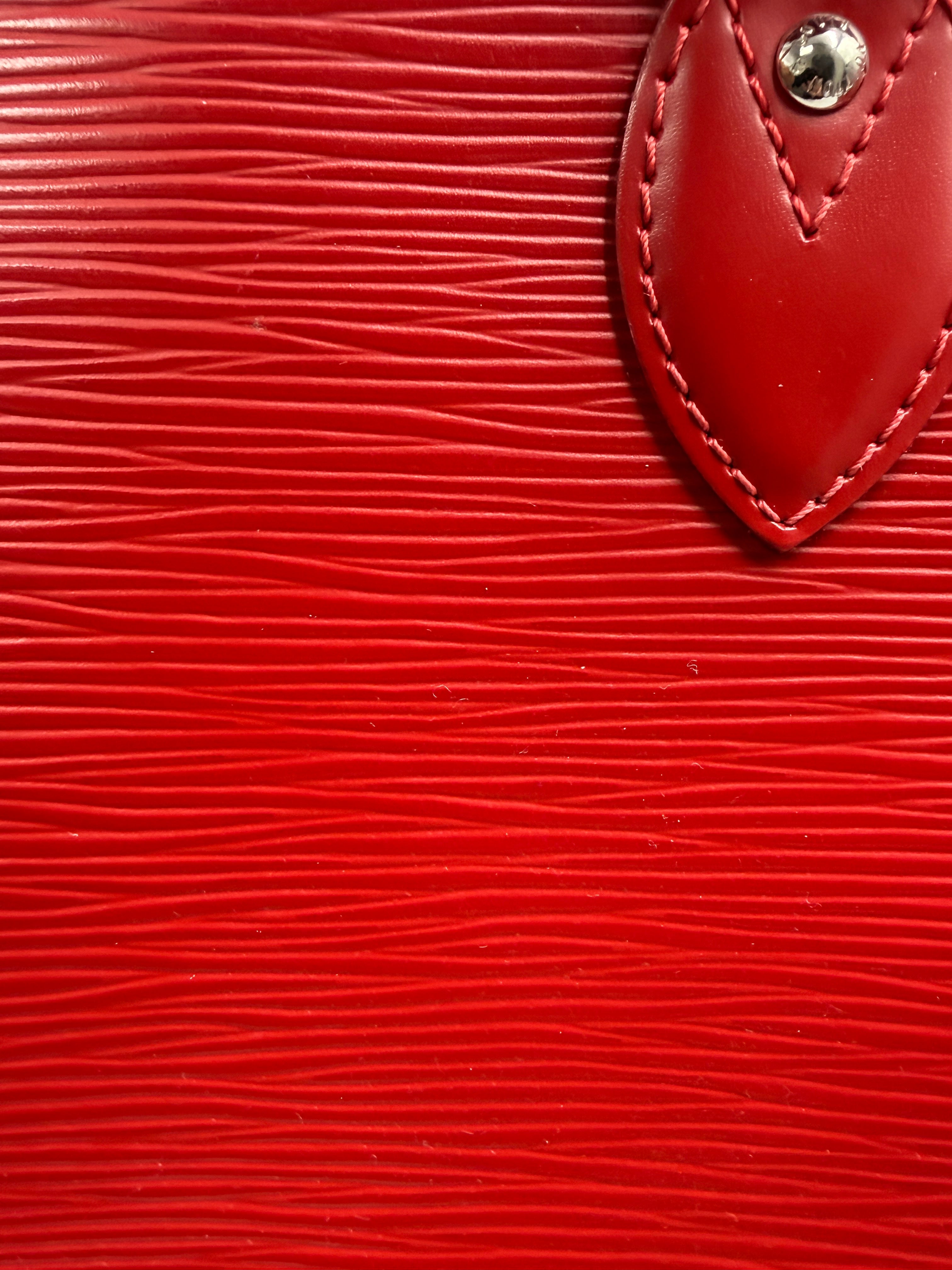 Louis Vuitton Vintage Pont Neuf PM in Castilian Red Epi Leather