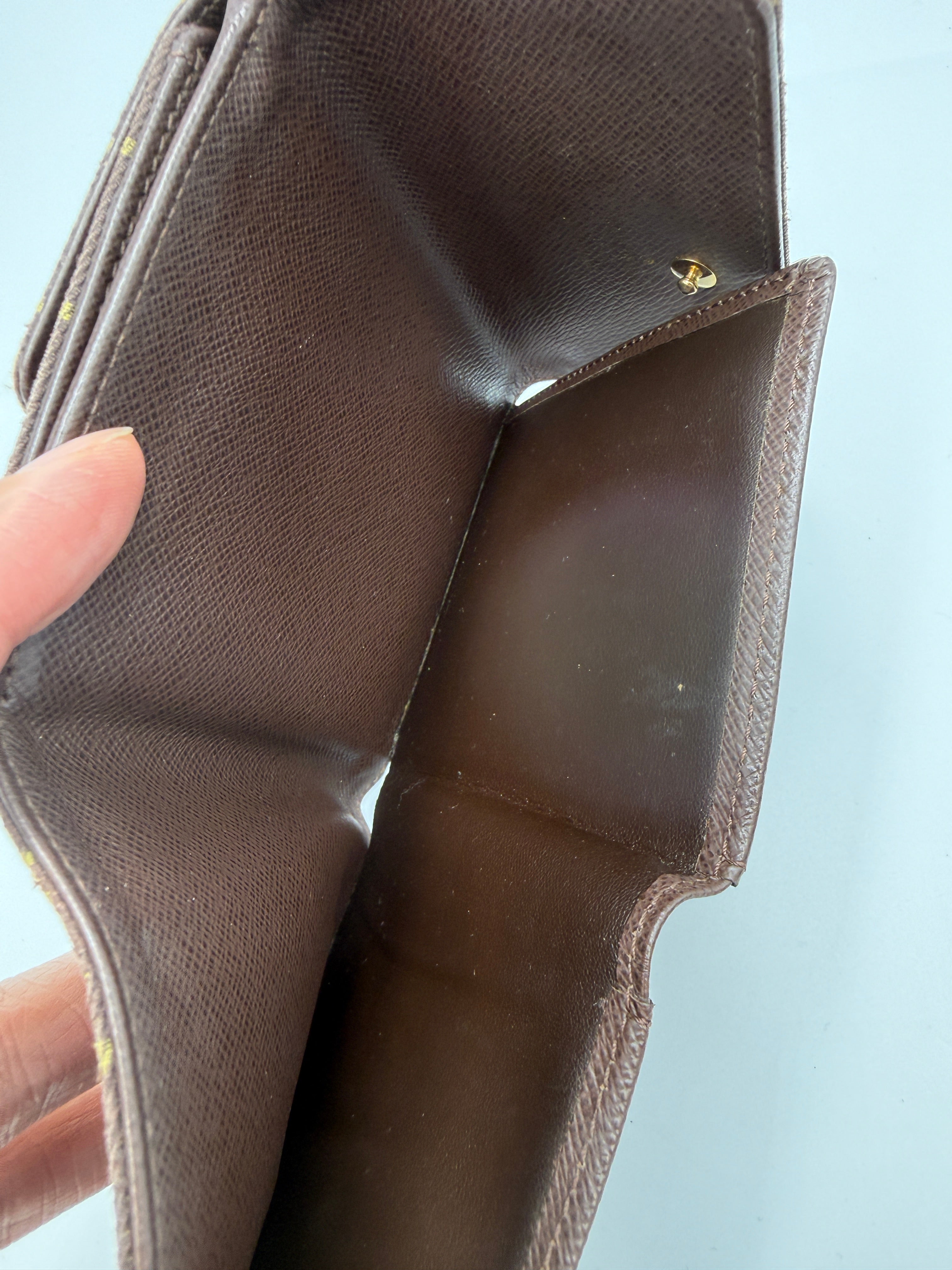 Vintage Louis Vuitton Monogram Canvas Elise Compact Wallet