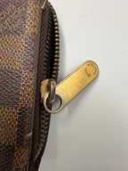 Louis Vuitton Zippy Wallet in Damier Ebene Canvas