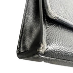 Saint Laurent Medium Kate Shoulder Bag Grain de Poudre Leather – Black & Gold