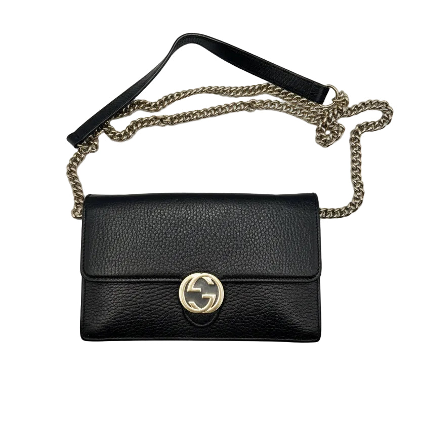Gucci Interlocking G Wallet on Chain Crossbody Bag
