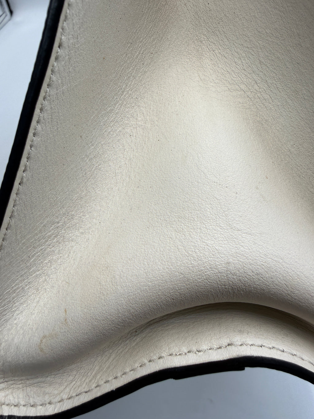 Prada Saffiano Cuir Small Double Bag (Monochrome) in Off-White / Chalk (Talco)