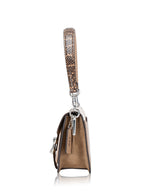 Coach Tabby Shoulder Bag 26 – Chalk & Taupe Leather with Snakeskin Trim