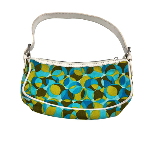 Celine Polka Dot Canvas Shoulder Bag