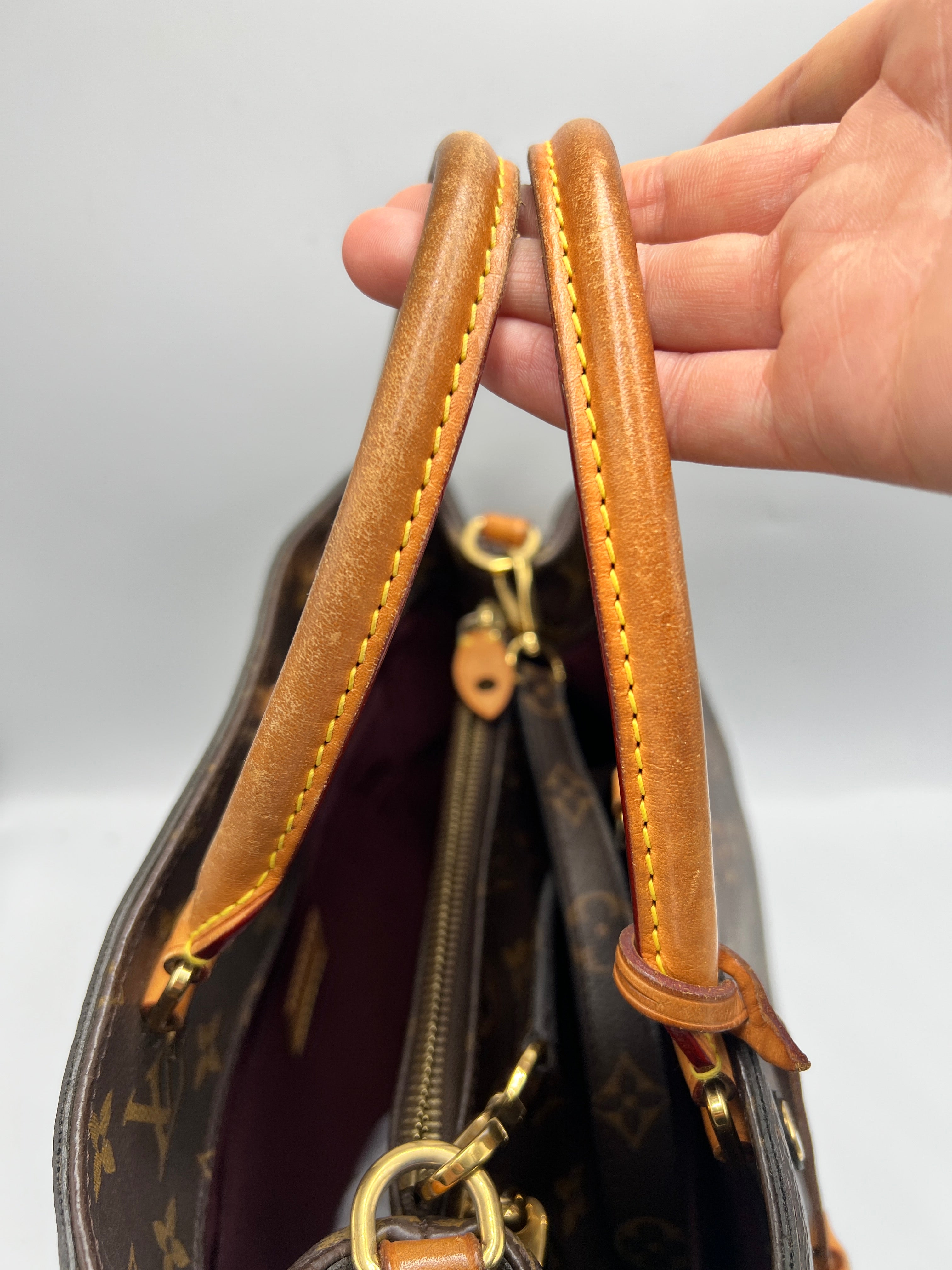 Louis Vuitton Montaigne BB Monogram Canvas Top Handle Bag