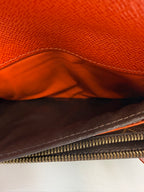 Pre-owned (orange) Louis Vuitton Rose Ballerine Monogram Zippy Wallet - Classic Long Wallet