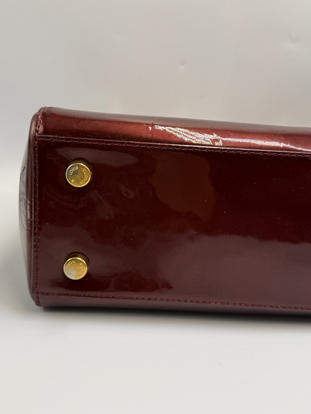 Louis Vuitton Brea MM Monogram Vernis Leather Bag – Amarante