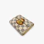 Louis Vuitton Koala Wallet in Damiere Azur Canvas