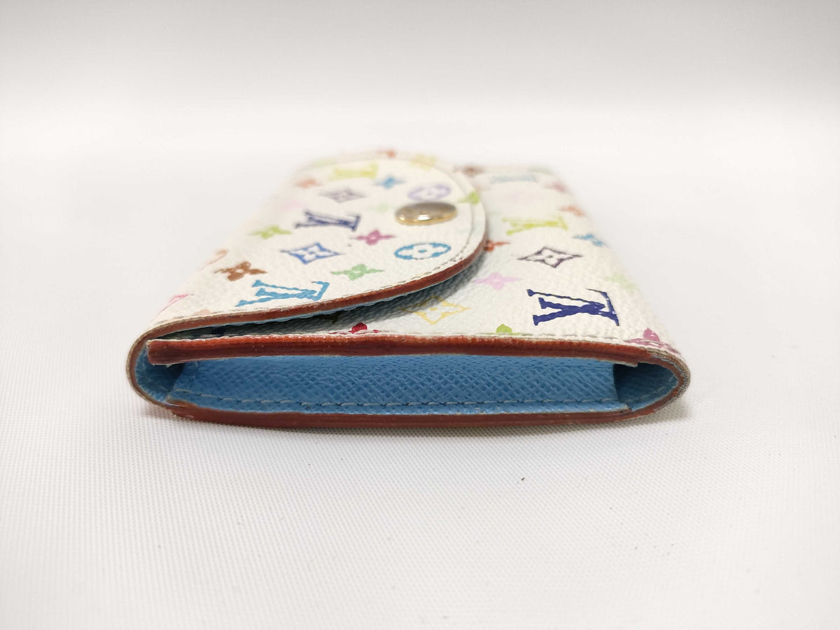 Louis Vuitton White Murakami Canvas Wallet