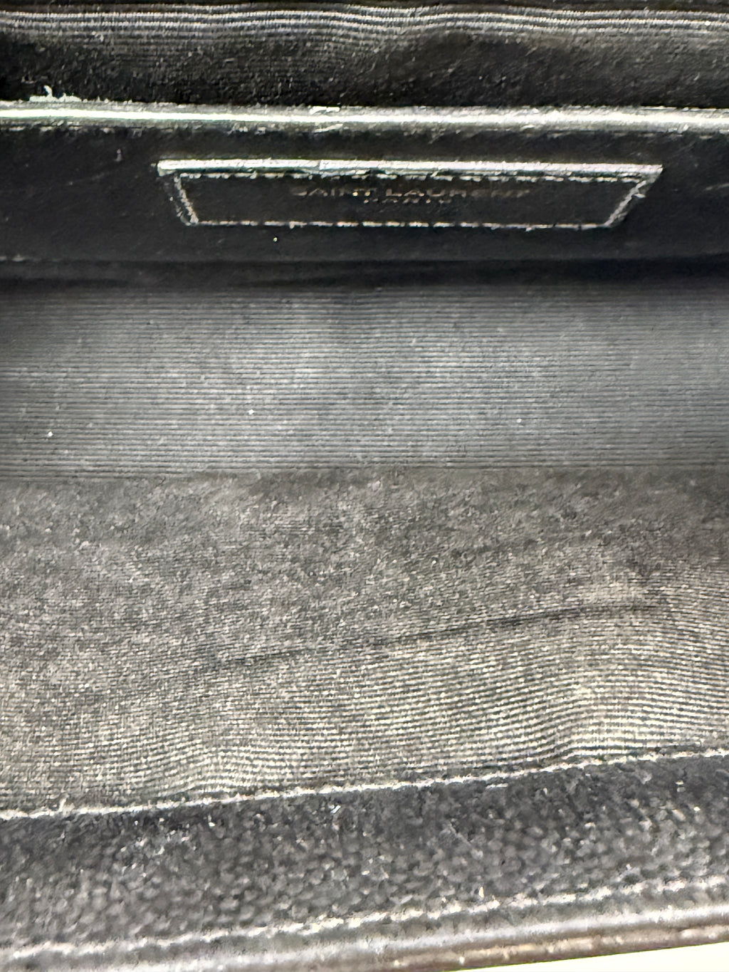 Saint Laurent Medium Kate Shoulder Bag Grain de Poudre Leather – Black & Gold