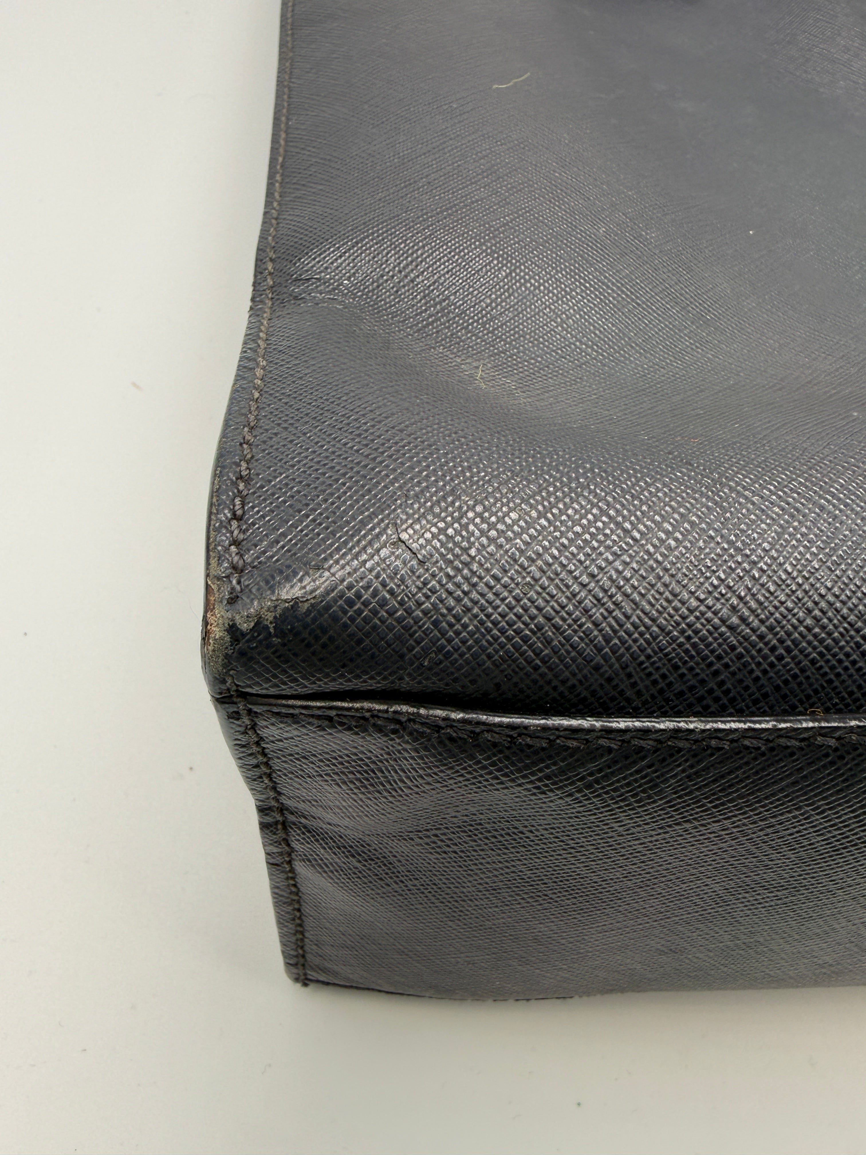 Prada Galleria Saffiano Leather Tote Bag – Classic Black (Nero)