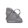 Balenciaga Calfskin S Triangle Duffle Grey Bag