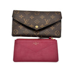 Louis Vuitton Monogram Jeanne Wallet Rose Ballerine