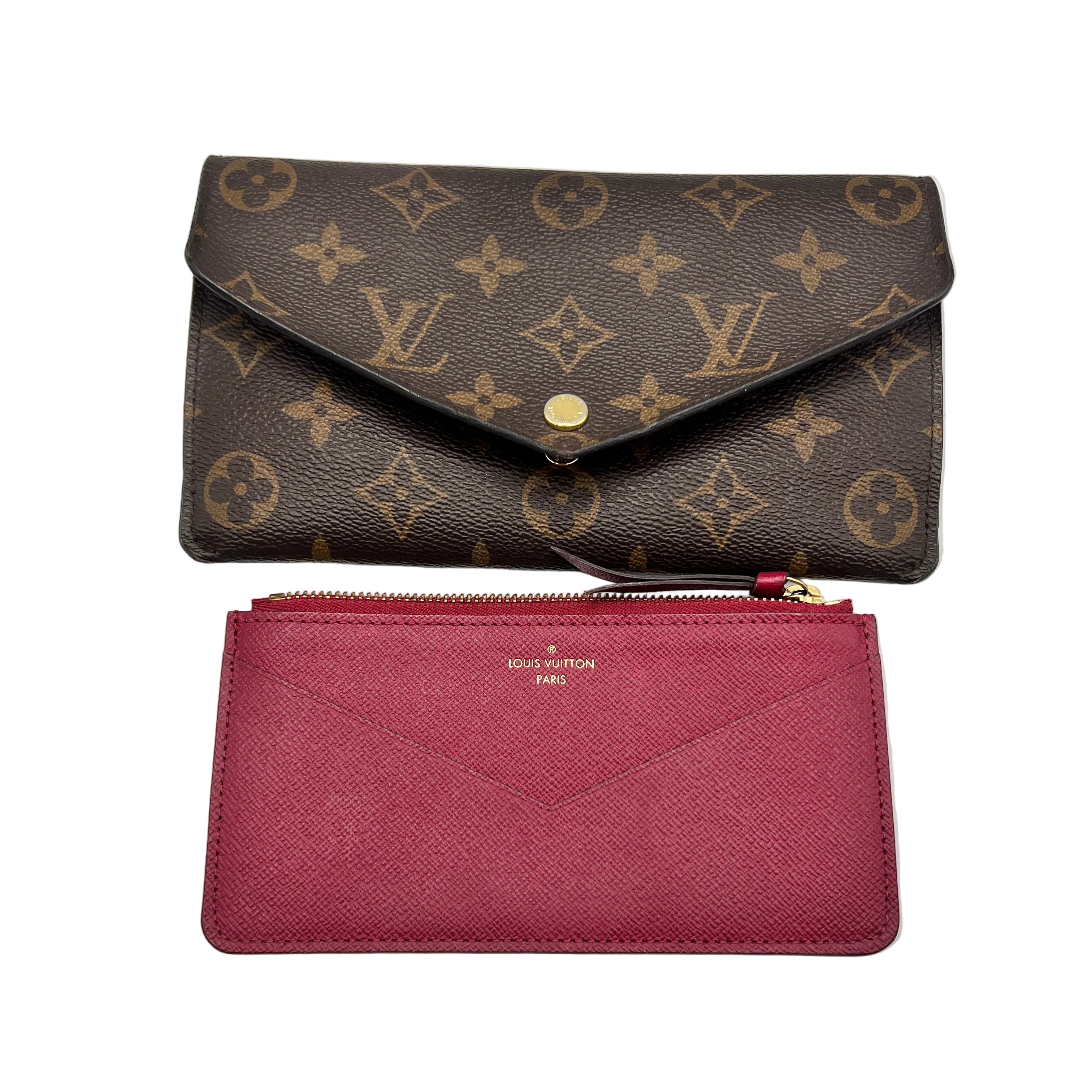 Louis Vuitton Monogram Jeanne Wallet Rose Ballerine