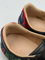 Gucci Black Sneakers Pre-owned with Flower Print