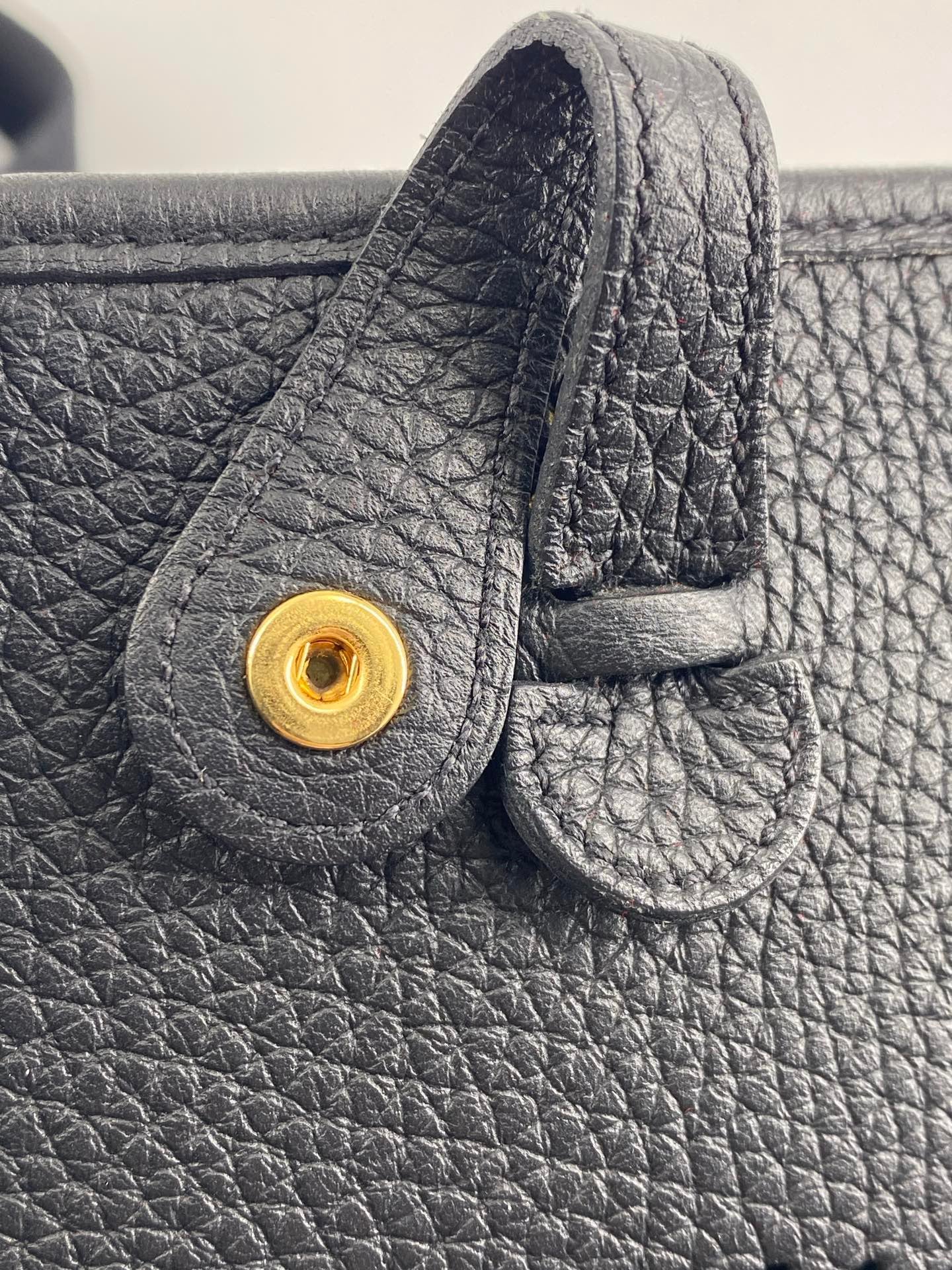 Hermes Black Evelyne Mini