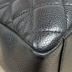Chanel Grand Shopping Tote (GST) in Black Caviar Leather with Gold Hardware