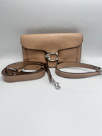 Coach Tabby Shoulder Bag 26 in Polished Pebble Leather in Taupe
