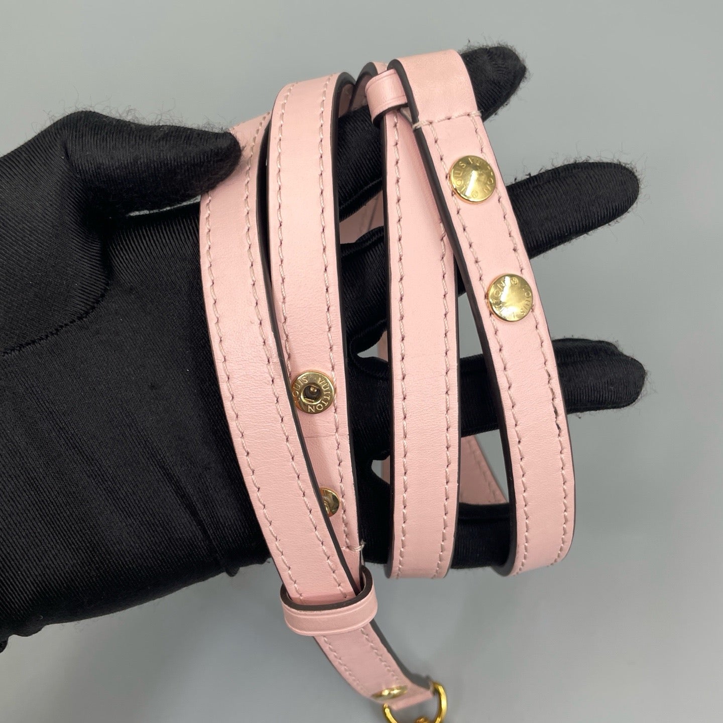 Louis Vuitton NeoNoe MM Damier Azur Bucket Bag with Rose Ballerine Trim