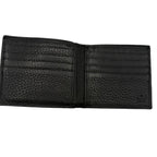 Gucci Interlocking G Continental Flap Wallet in Black Dollar Calf Leather