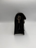 Coach Black Detailed Leather Tabby 26 Shoulder Bag
