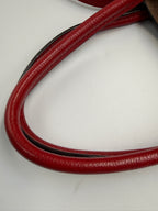 Louis Vuitton Flandrin Bag in Monogram Canvas and Red Calfskin