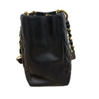 Chanel Grand Shopping Tote (GST) in Black Caviar Leather with Gold Hardware