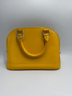 Louis Vuitton Alma BB Epi Leather Satchel Bag