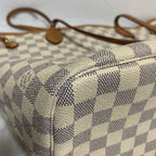 Louis Vuitton Neverfull Damier Azur MM Tote Bag