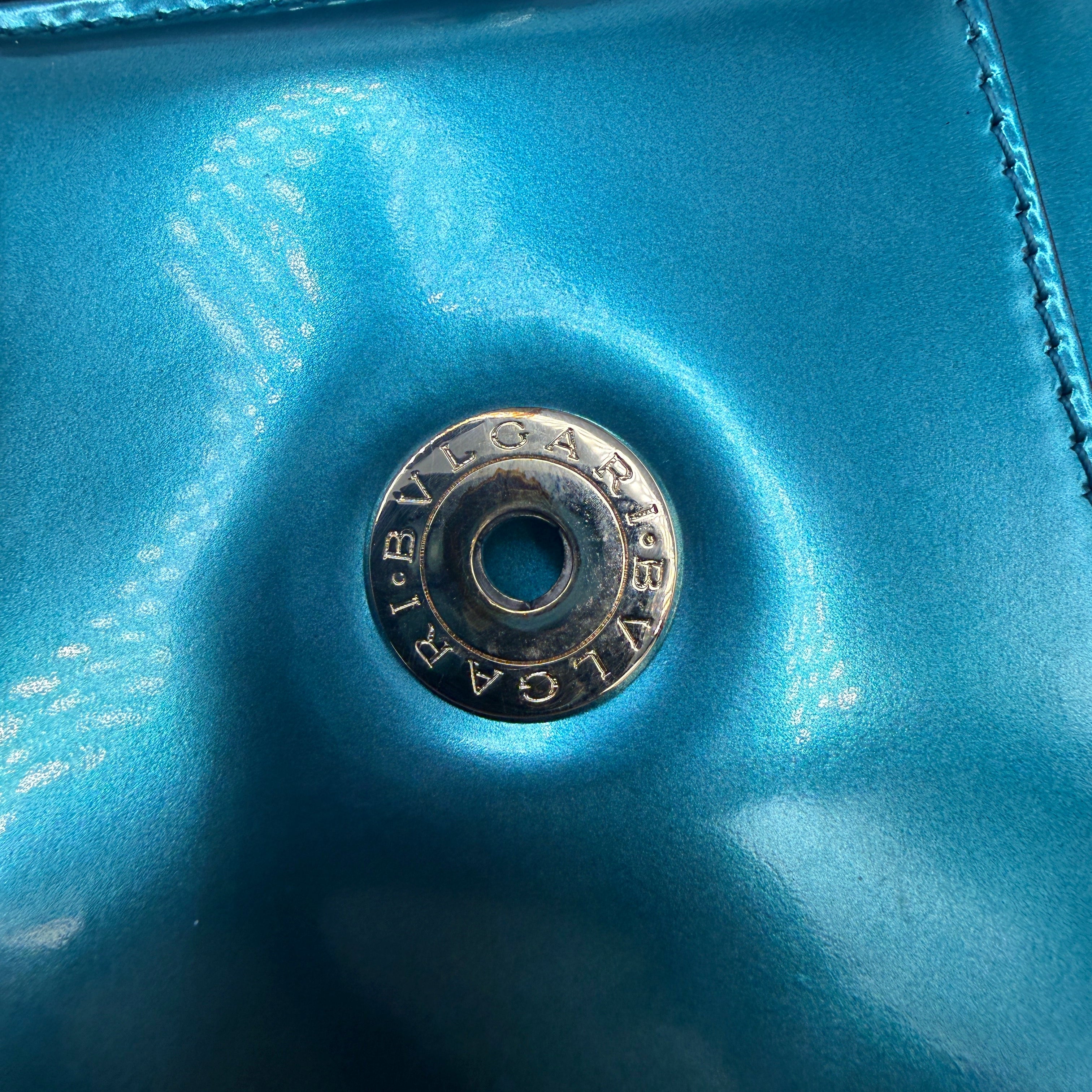 Bvlgari Serpenti Forever Bag in Green Patent Leather