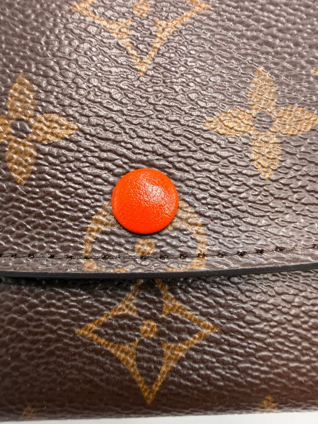 Pre-owned (orange) Louis Vuitton Rose Ballerine Monogram Zippy Wallet - Classic Long Wallet