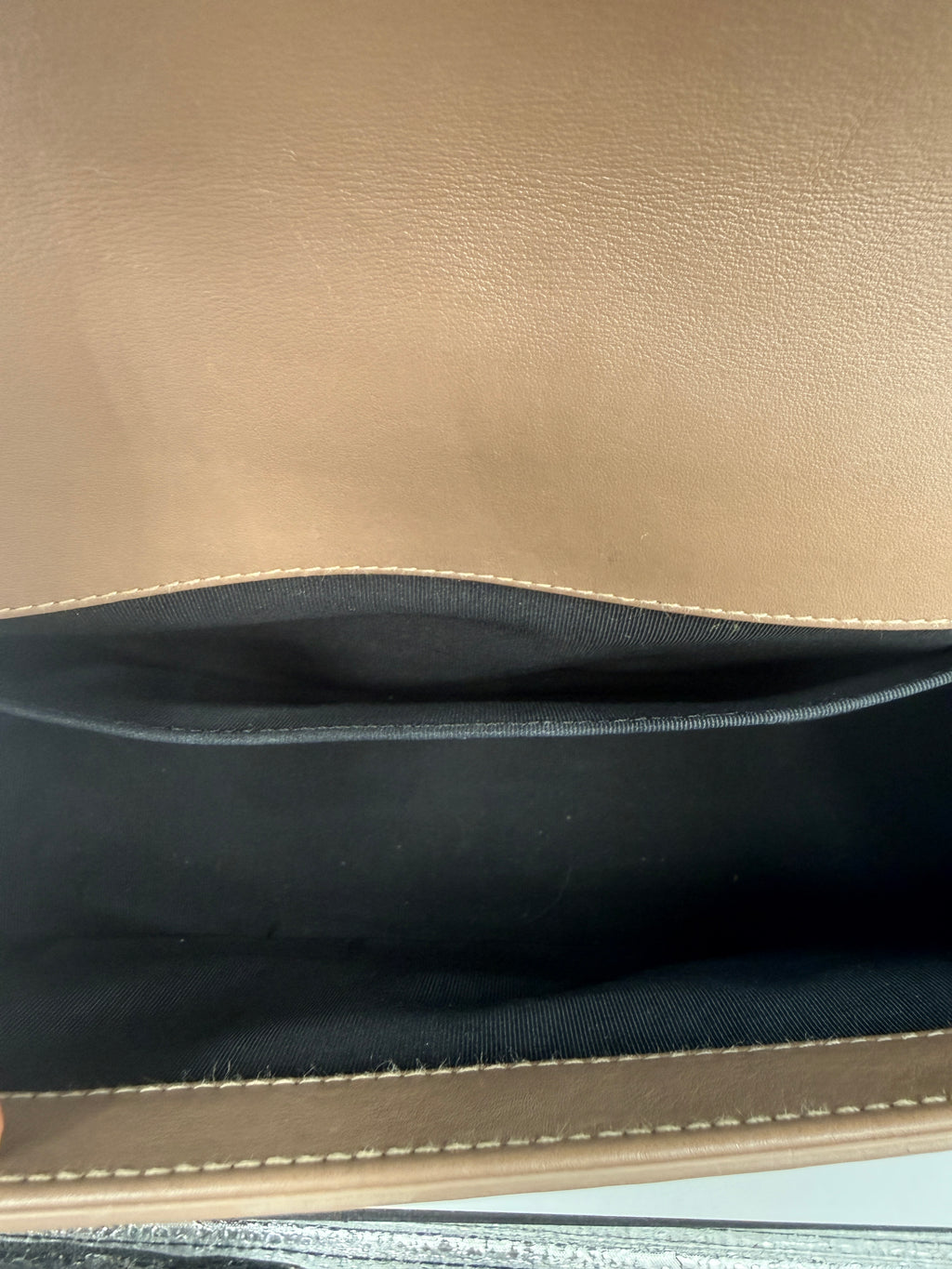 Chanel Beige Leboy Medium Crossbody Bag