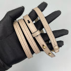 Chloé Small Nile Bracelet Bag in Motty Grey Calfskin & Suede