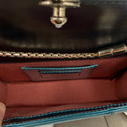 Bvlgari Serpenti Forever Bag in Green Patent Leather