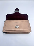Coach Tabby Shoulder Bag 26 in Polished Pebble Leather in Taupe