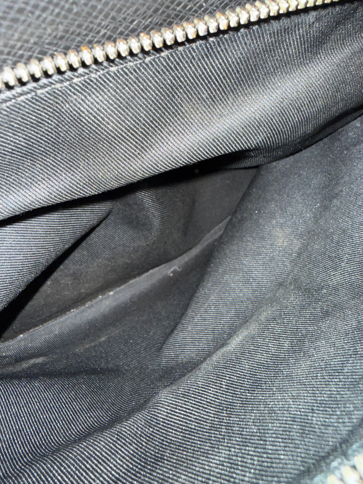 Louis Vuitton Anton Backpack in Ardoise / Noir Taiga Leather