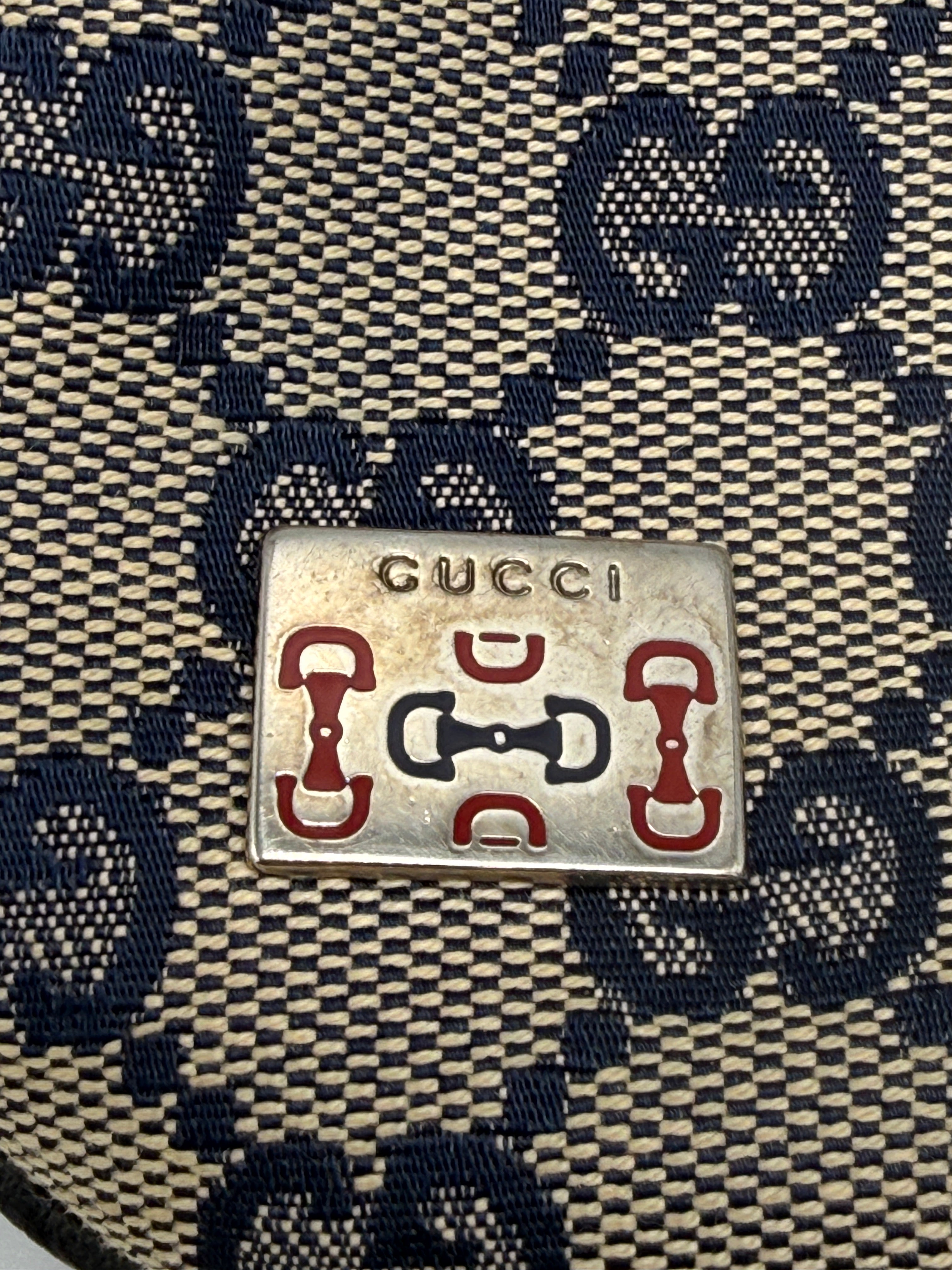 Vintage Gucci GG Canvas Pochette - Beige Monogram Mini Bag